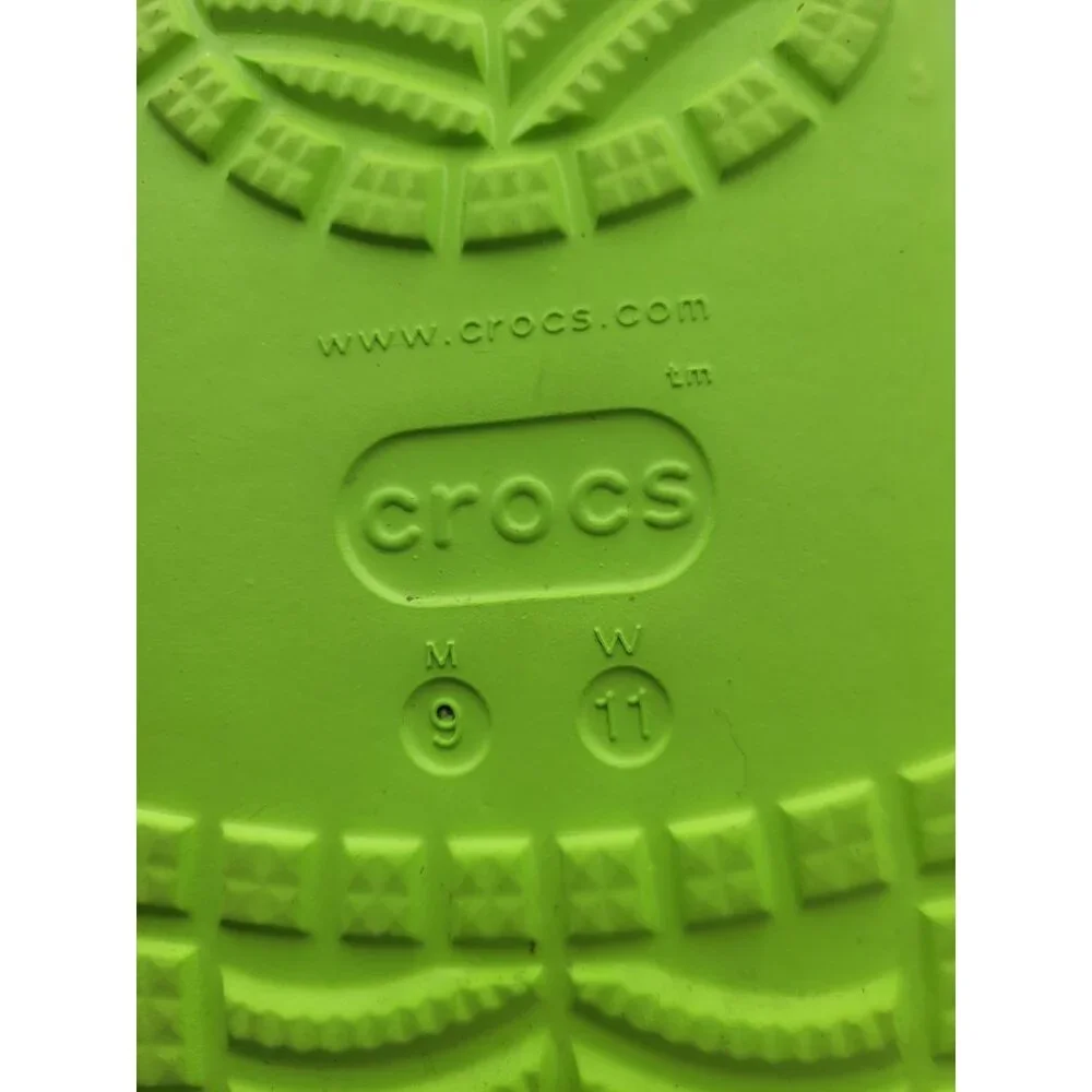 CROCS Classic Platform Clog in Neon Green - Picture 10 of 11